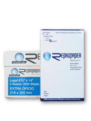 Bulto de resma de papel doble carta Repropaper